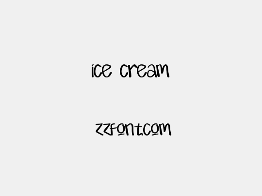 ice cream