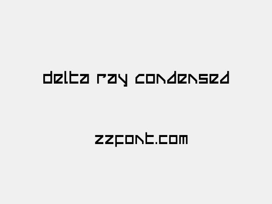 Delta Ray Condensed