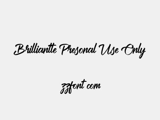 Brilliantte Presonal Use Only