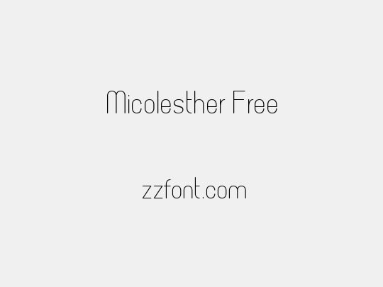 Micolesther Free