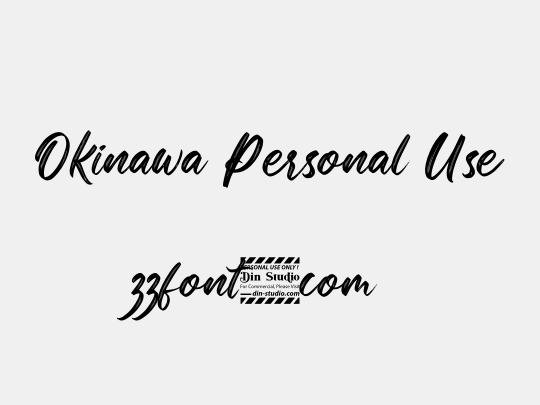 Okinawa Personal Use