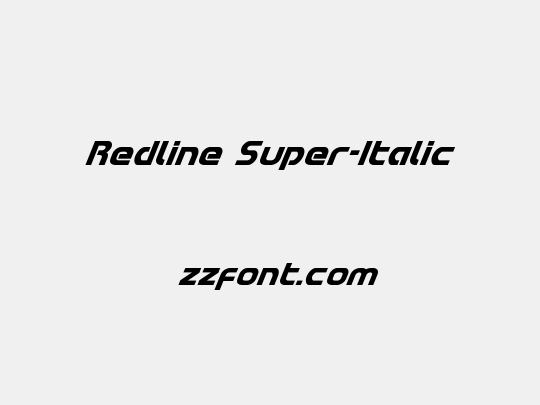 Redline Super-Italic