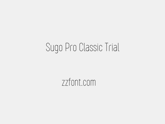Sugo Pro Classic Trial