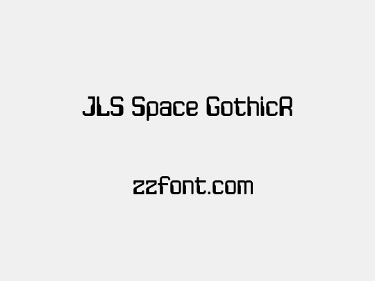 JLS Space GothicR