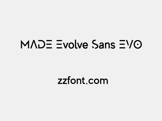 MADE Evolve Sans EVO