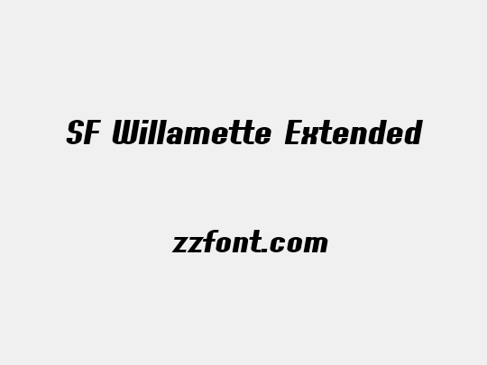 SF Willamette Extended