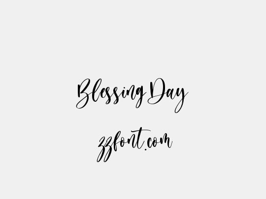Blessing Day