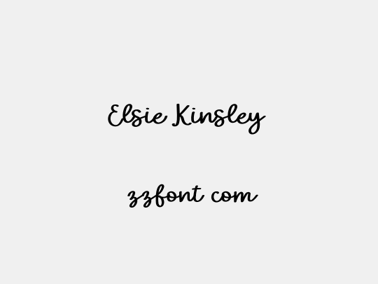 Elsie Kinsley