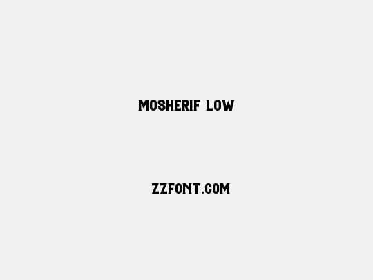 Mosherif Low