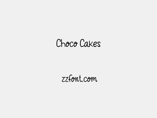Choco Cakes