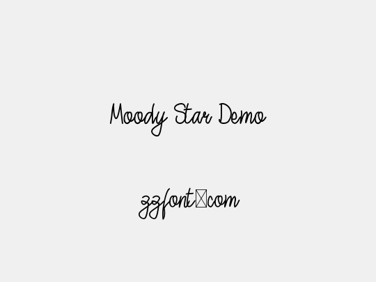 Moody Star Demo