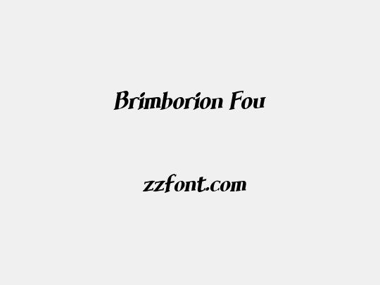 Brimborion Fou