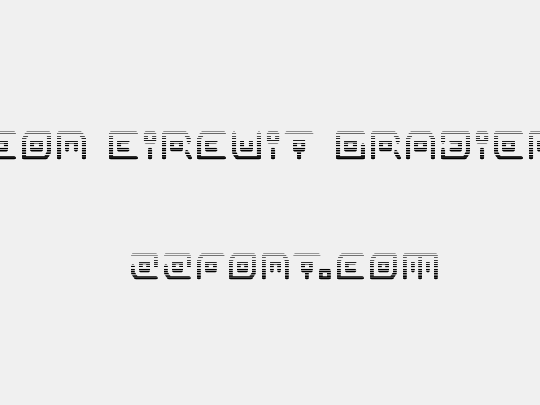 Neon Circuit Gradient
