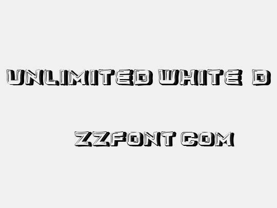 Unlimited White 3D