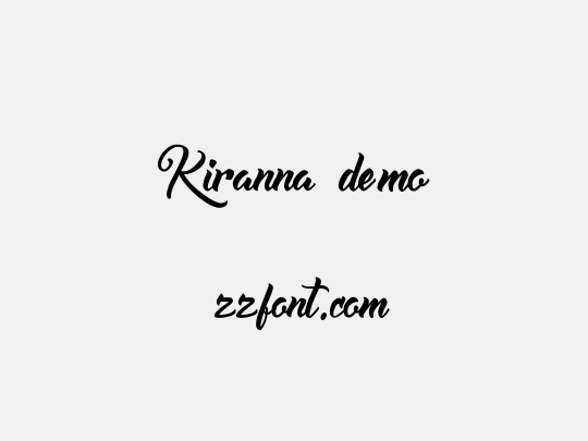 Kiranna demo