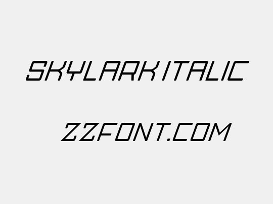 Skylark Italic