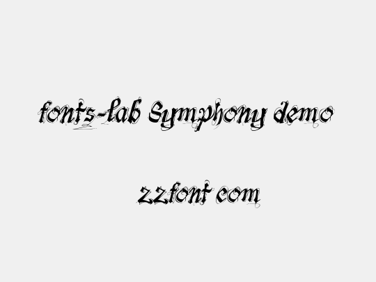 fonts-lab Symphony_demo