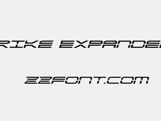 QuickStrike Expanded Italic