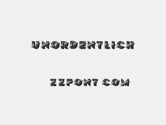 Unordentlich