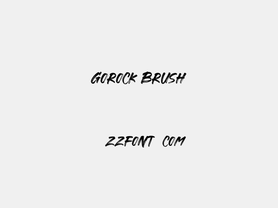 Gorock Brush