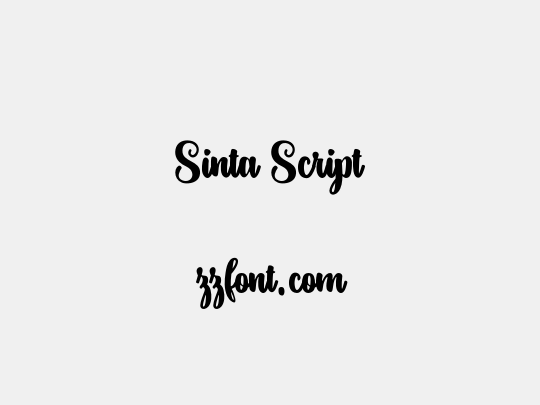 Sinta Script