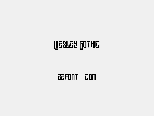 Wesley Gothic