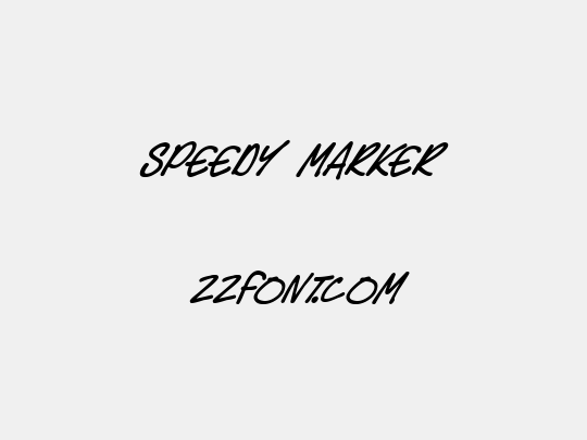 Speedy Marker