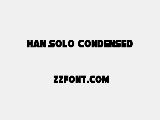 Han Solo Condensed