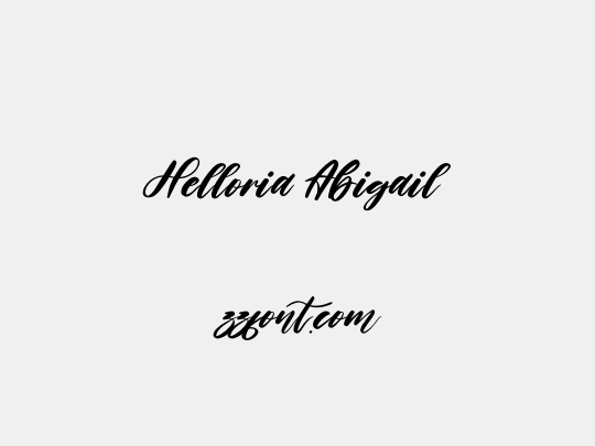 Helloria Abigail