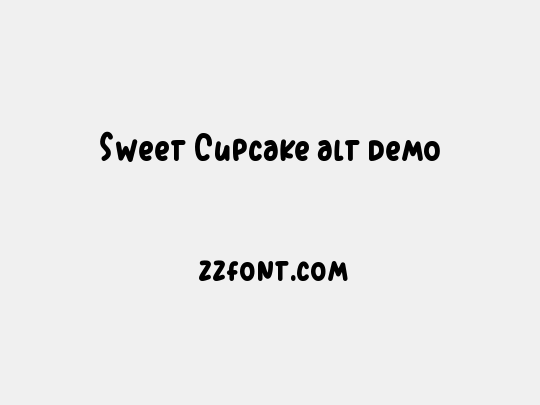 Sweet Cupcake alt demo