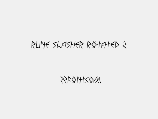 Rune Slasher Rotated 2
