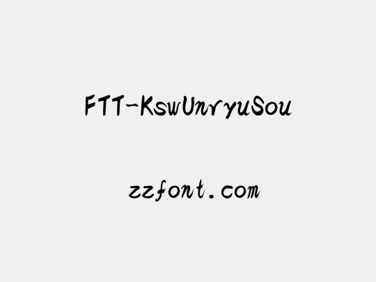 FTT-KswUnryuSou