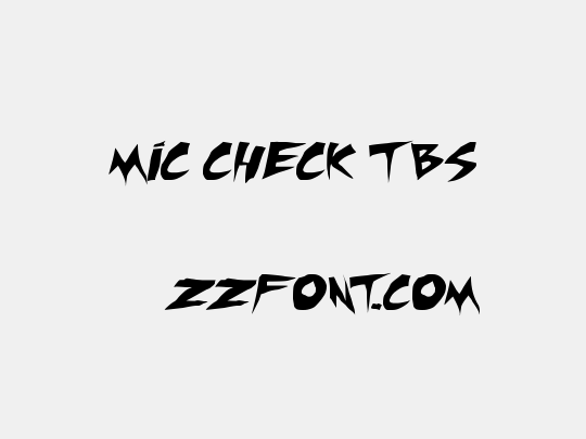 Mic Check TBS