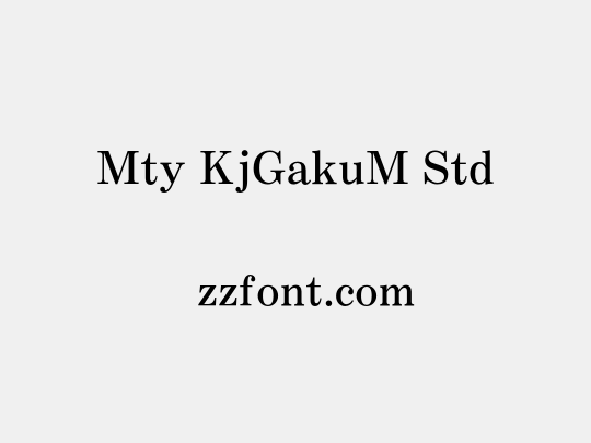Mty KjGakuM Std