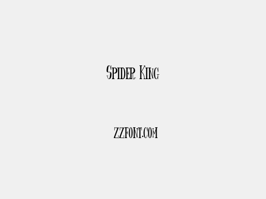Spider King