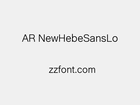 AR NewHebeSansLo