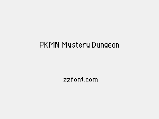 PKMN Mystery Dungeon
