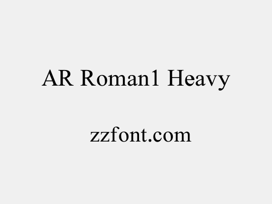 AR Roman1 Heavy