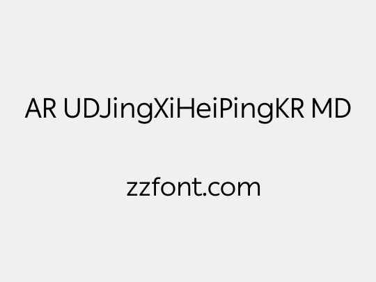 AR UDJingXiHeiPingKR MD
