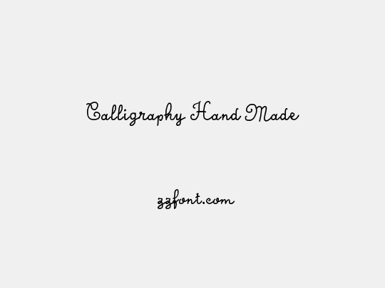 Calligraphy Hand Made