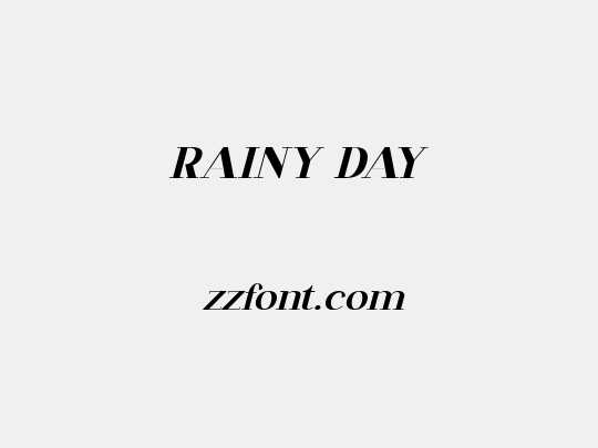 RAINY DAY