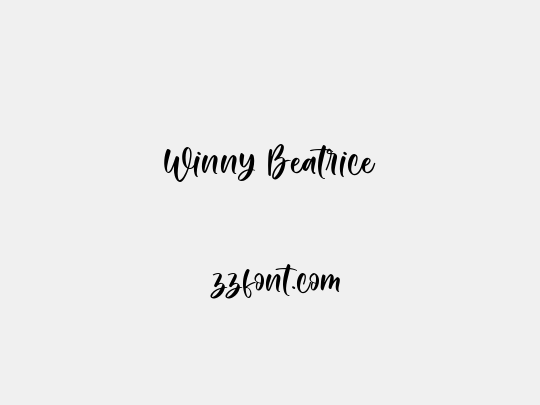 Winny Beatrice