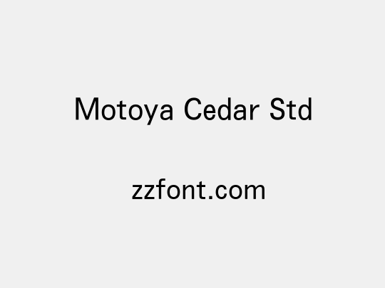 Motoya Cedar Std