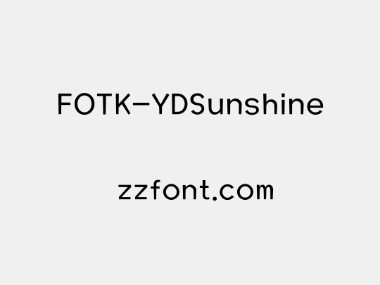 FOTK-YDSunshine