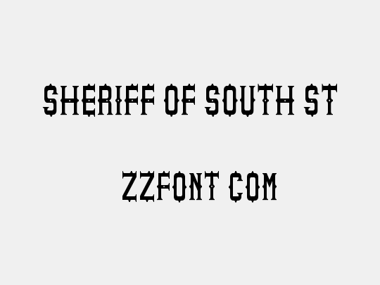 Sheriff of South St