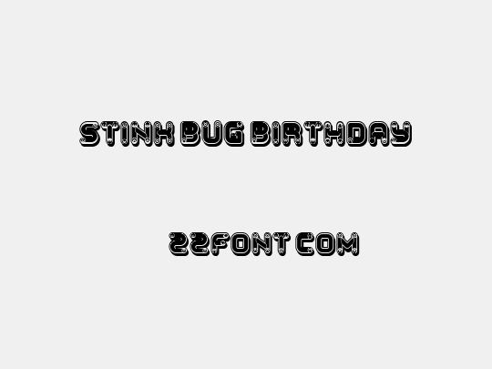 Stink Bug Birthday