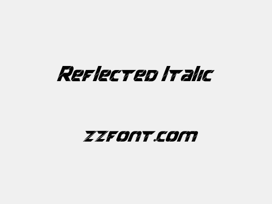 Reflected Italic