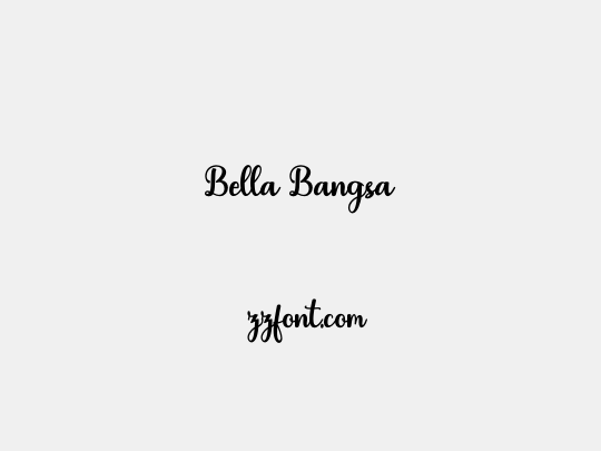 Bella Bangsa