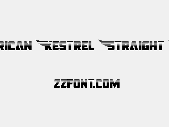 American Kestrel Straight Half