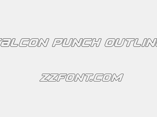 Falcon Punch Outline